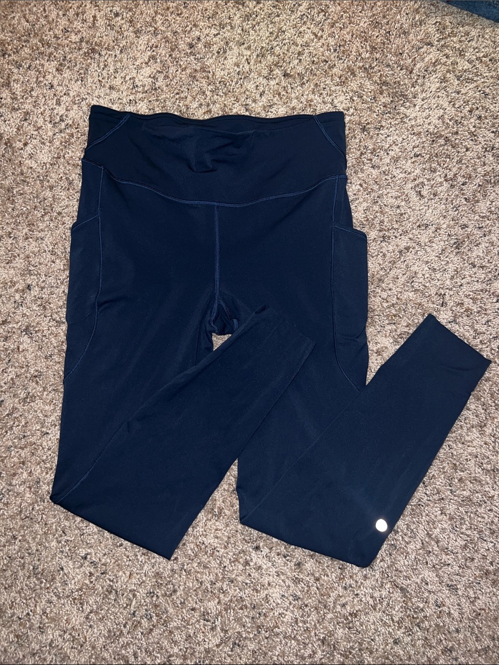 Lululemon Navy High-Waist Leggings